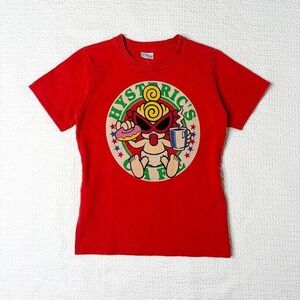 Hysteric Glamour red graphic tee